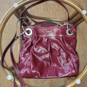 Deep Red Coach Handbag